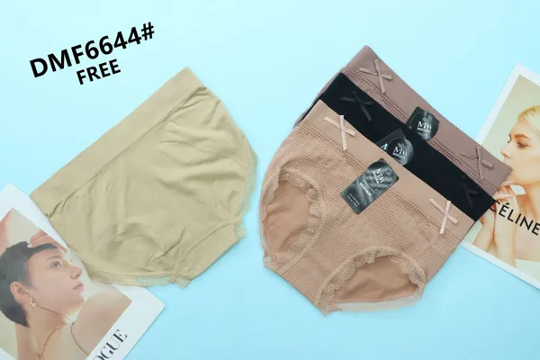 Pantaleta con encaje para mujer talla unica