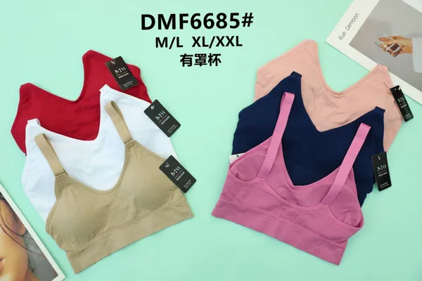 Brasier deportivo sin costuras con copas talla M/L y XL/XXL
