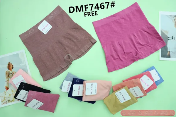 Pantaleta tipo boxer sin costuras de talle alto para dama