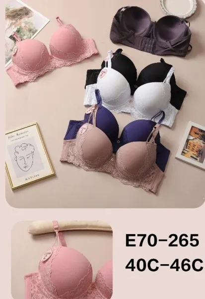 Brasier push-up de encaje copa C