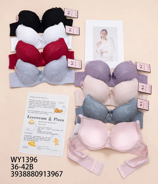 Brasier push-up de encaje copa B