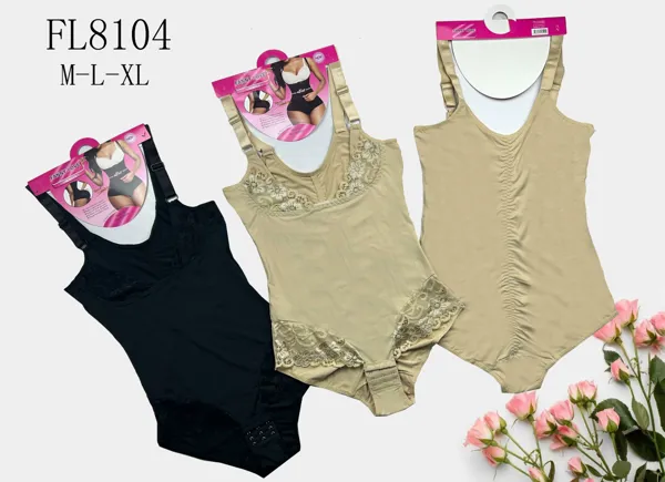 Body faja moldeador con encaje frontal