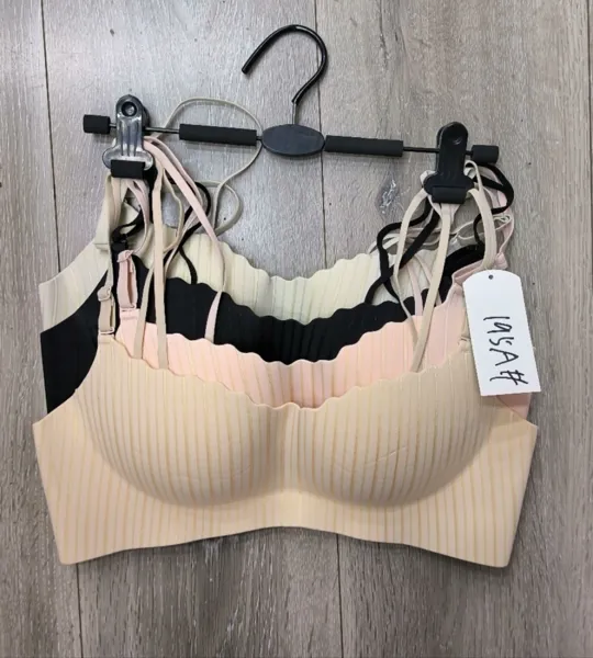 Brasier bralette sin costuras acanalado sin varillas