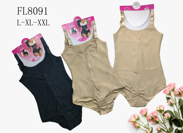 Faja body reductora con cierre frontal