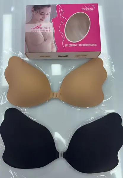 Brasier adhesivo invisible push-up sin tirantes alas de mariposa