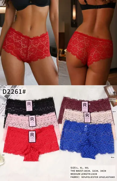 Culotte de encaje floral
