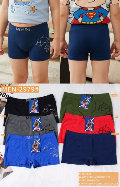 Bóxer de niño sin costuras estampado delfín