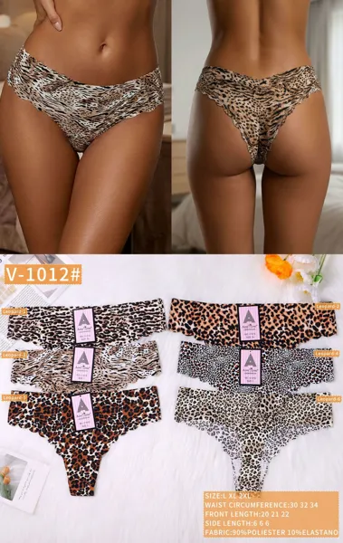 Tanga de leopardo sin costura