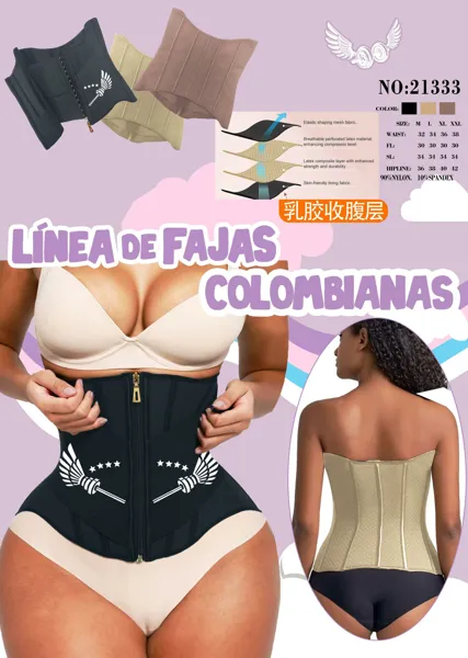 Faja cinturilla de latex reductora
