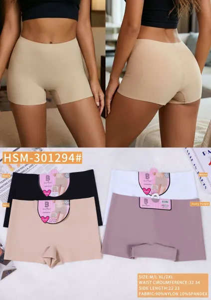 Boxer invisible sin costura para dama