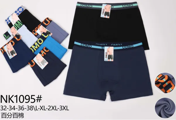 Boxer para hombre de algodon con resorte de logo