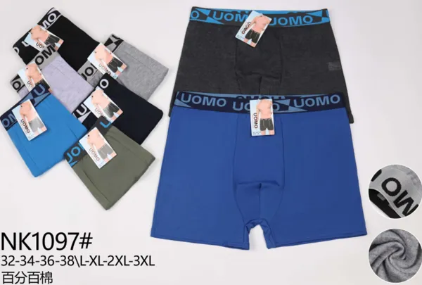 Boxer para hombre de algodon colores lisos