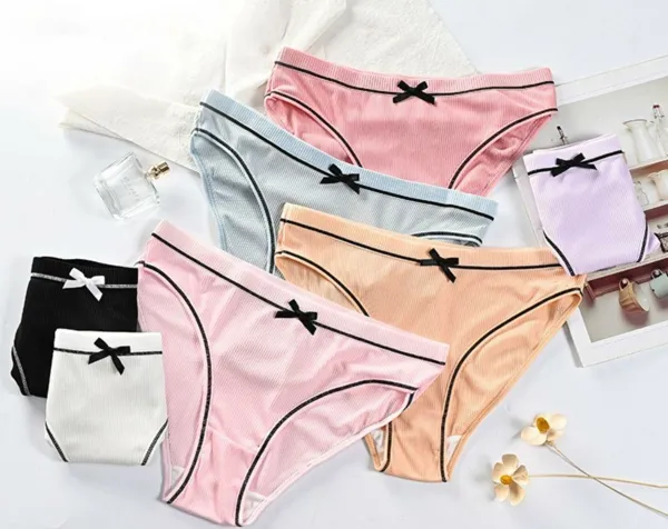 Bikini de algodon acanalado con mono
