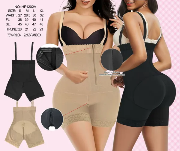 Faja colombiana body completo con cierre