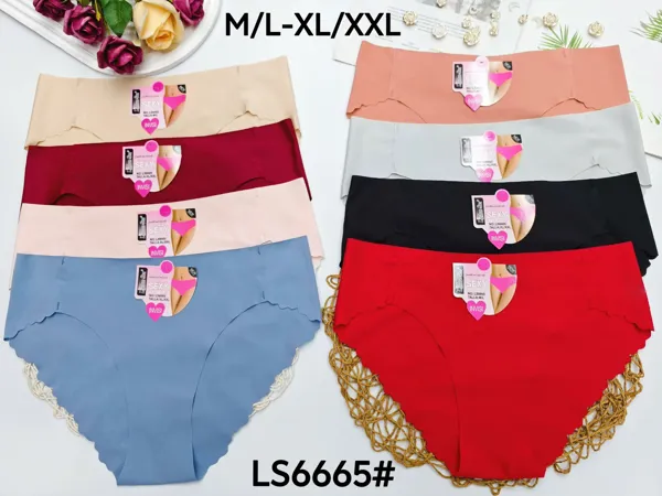Panty bikini invisible sin costuras tiro medio