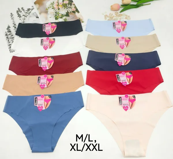 Panty bikini invisible sin costuras corte clasico