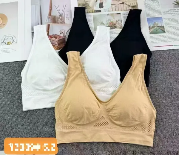 Top sin costuras acanalado sin aro
