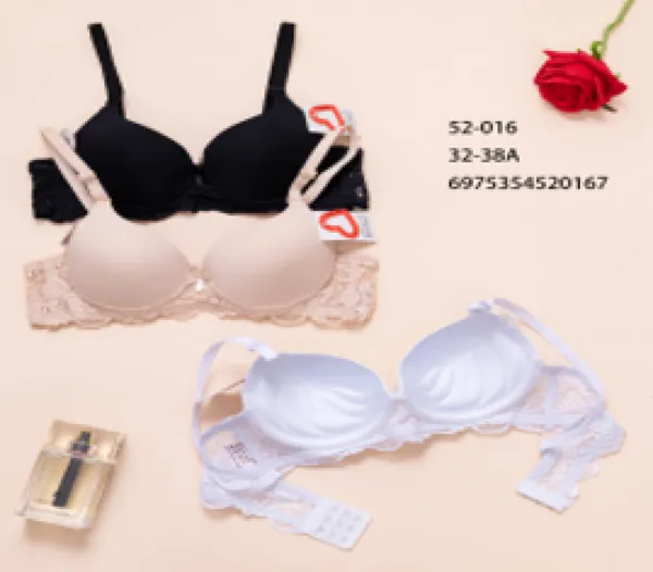 Brasier push-up con encaje y varilla