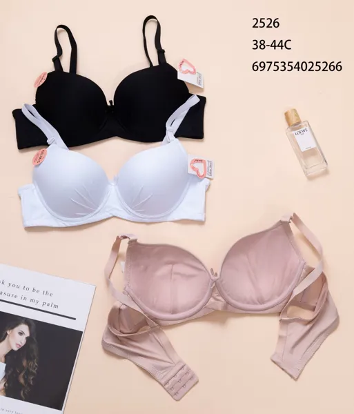 Brasier push up liso doble forro copa C