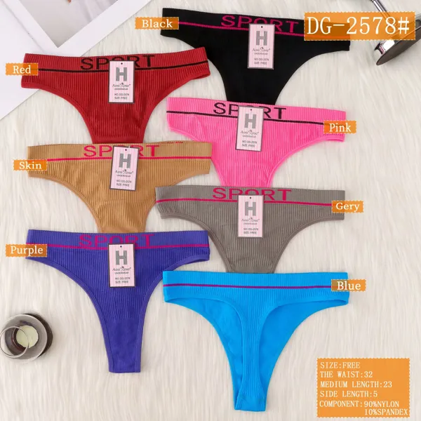 Tanga deportiva de canale con banda Sport