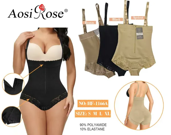Faja body completo con cierre y realce