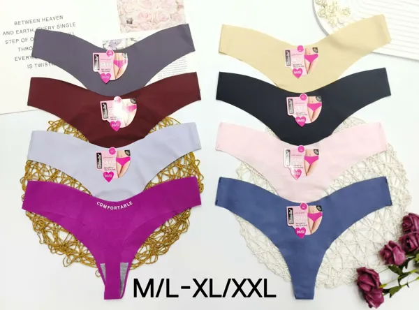 Tanga sin costuras tipo V invisible