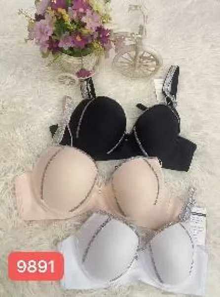 Brasier push-up multiuso con tirantes de pedreria
