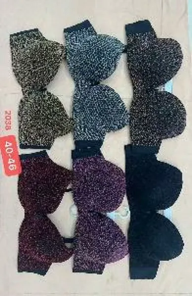 Brasier sin costuras con brillos tipo bralette