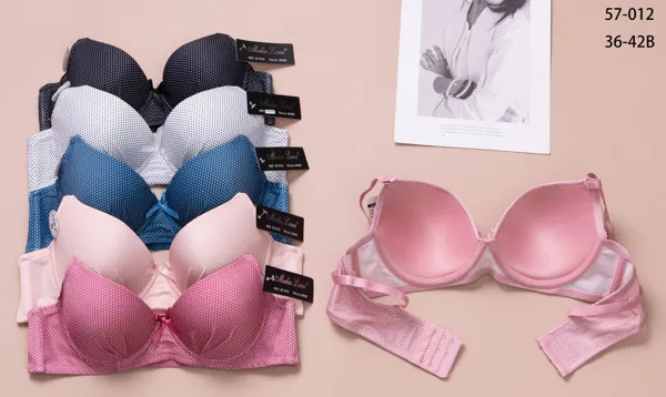Brasier push-up de puntos escote profundo