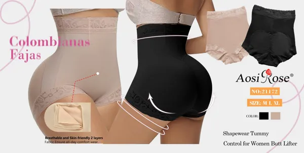 Faja colombiana control de abdomen y levanta glúteos