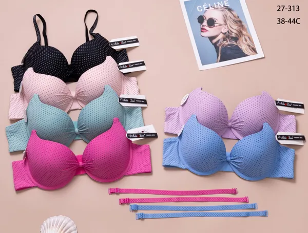 Brasier push up de puntos con relleno
