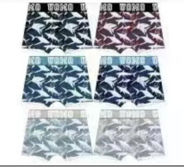 Boxer para hombre estampado de tiburones