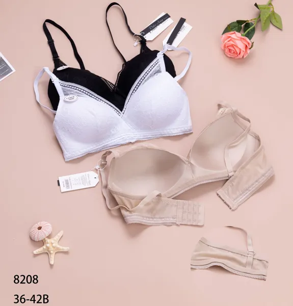 Bralette de encaje sin varilla