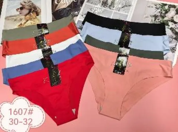 Panty bikini sin costuras de microfibra