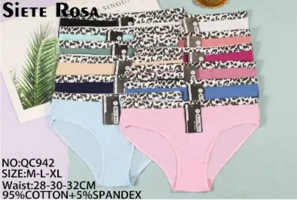 Panty bikini de algodón con resorte animal print