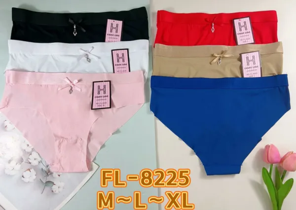 Panti bikini liso con moño