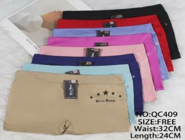 Boxer short elástico para dama con estrellas