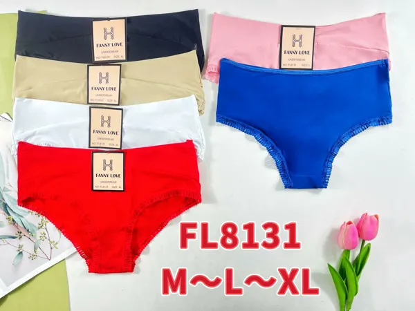 Bikini sin costuras con ribete de ganchillo