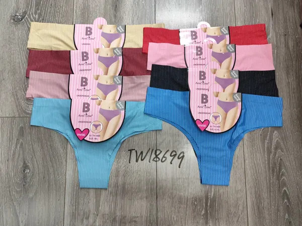 Tanga sin costuras de canale invisible