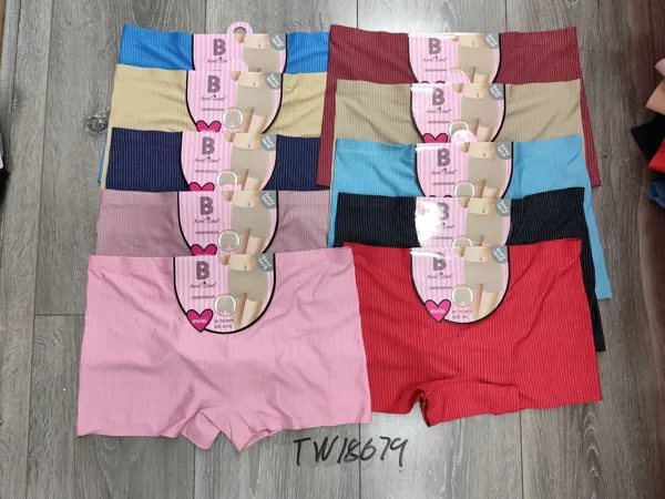 Short boxer sin costuras acanalado