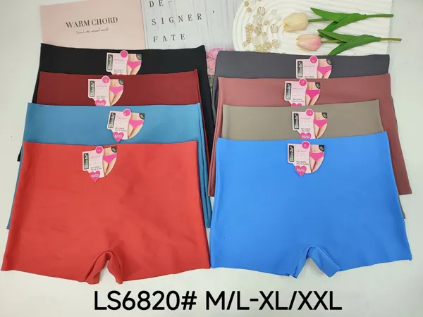 Short boxer sin costura de seguridad talle alto