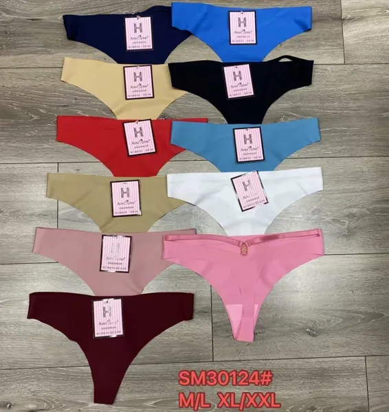 Tanga hilo dental sin costuras lisa