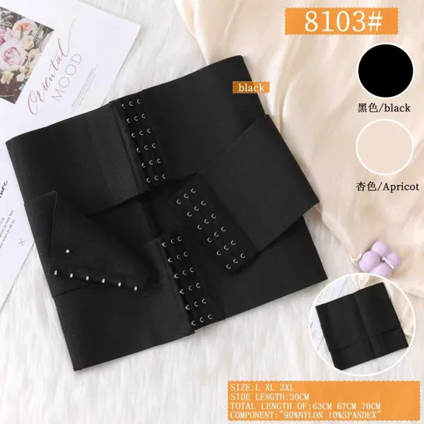 Faja cinturilla moldeadora con broches ajustables