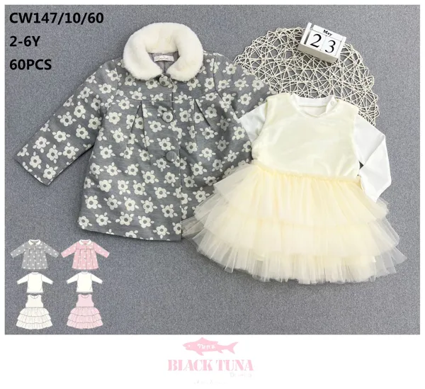 Conjunto de 2 piezas coordinado para niña