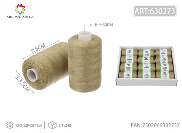 Hilo de coser 600m± No.53