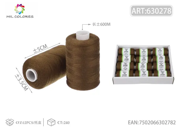 Hilo de coser 600m± No.58