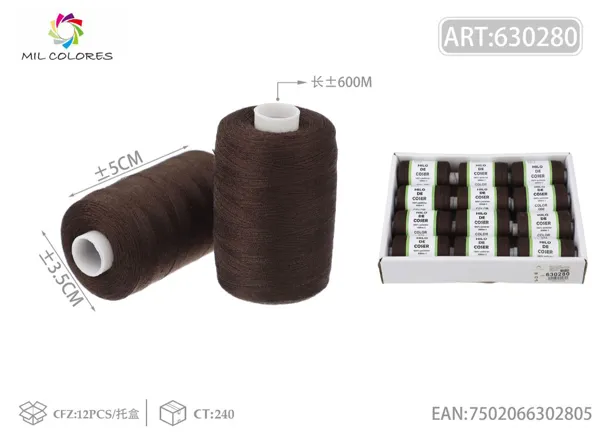 Hilo de coser 600m± No.60