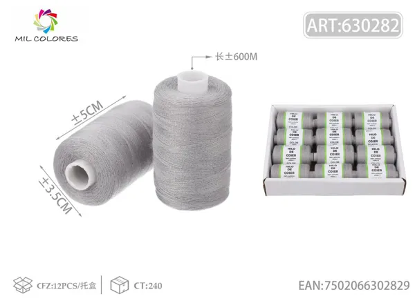 Hilo de coser 600m± No.62