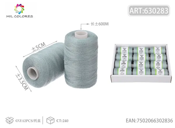 Hilo de coser 600m± No.63