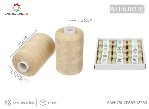 hilo de coser 600m± No.6